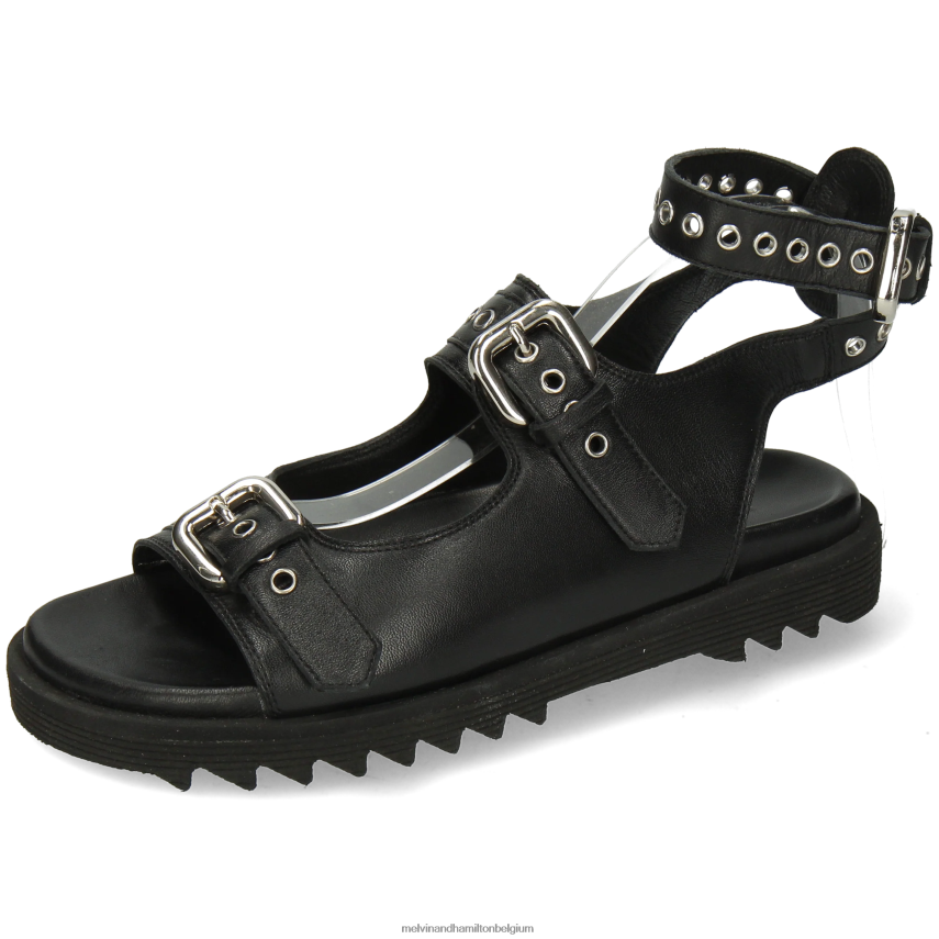 Melvin & Hamilton sandalen zwart vrouwen Wilma 37 V488DN1935