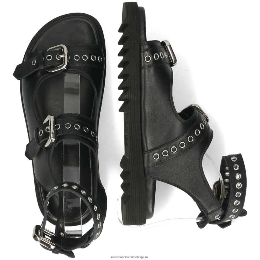 Melvin & Hamilton sandalen zwart vrouwen Wilma 37 V488DN1935