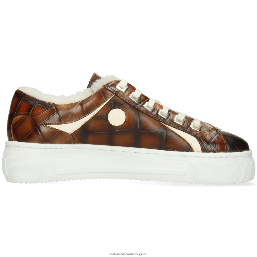 Melvin & Hamilton sportschoenen bruin vrouwen barnsteen 4 V488DN1828