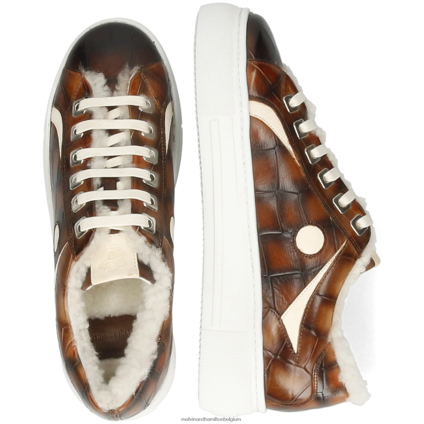 Melvin & Hamilton sportschoenen bruin vrouwen barnsteen 4 V488DN1828