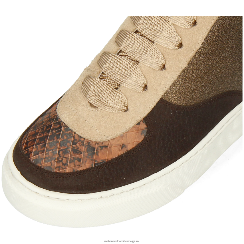 Melvin & Hamilton sportschoenen bruin vrouwen haley 25 V488DN1792