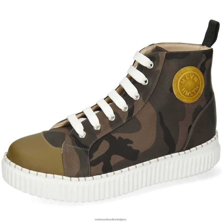 Melvin & Hamilton sportschoenen khaki vrouwen Nuri 3 V488DN1840
