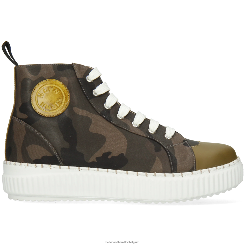 Melvin & Hamilton sportschoenen khaki vrouwen Nuri 3 V488DN1840