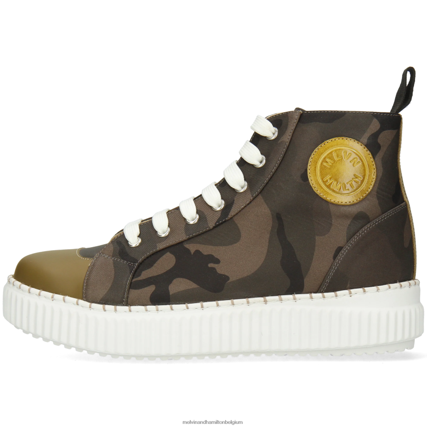 Melvin & Hamilton sportschoenen khaki vrouwen Nuri 3 V488DN1840
