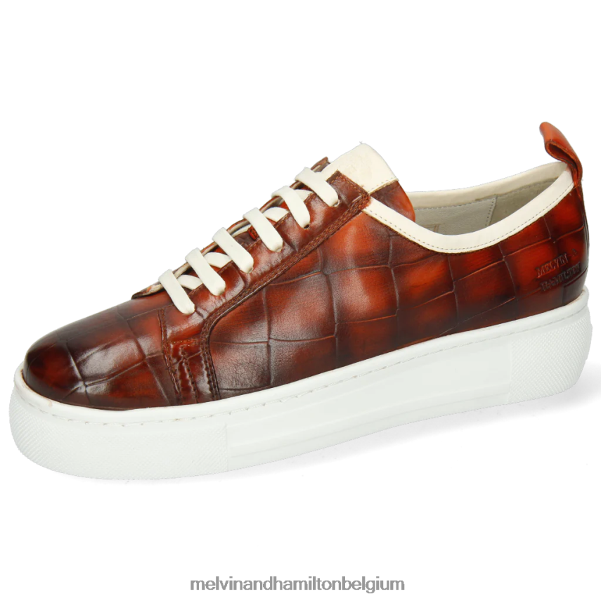 Melvin & Hamilton sportschoenen oranje vrouwen barnsteen 6 V488DN1802