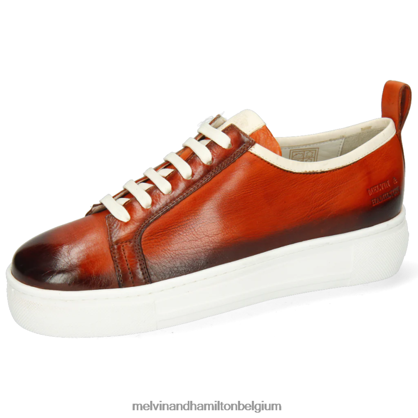 Melvin & Hamilton sportschoenen oranje vrouwen barnsteen 6 V488DN1863