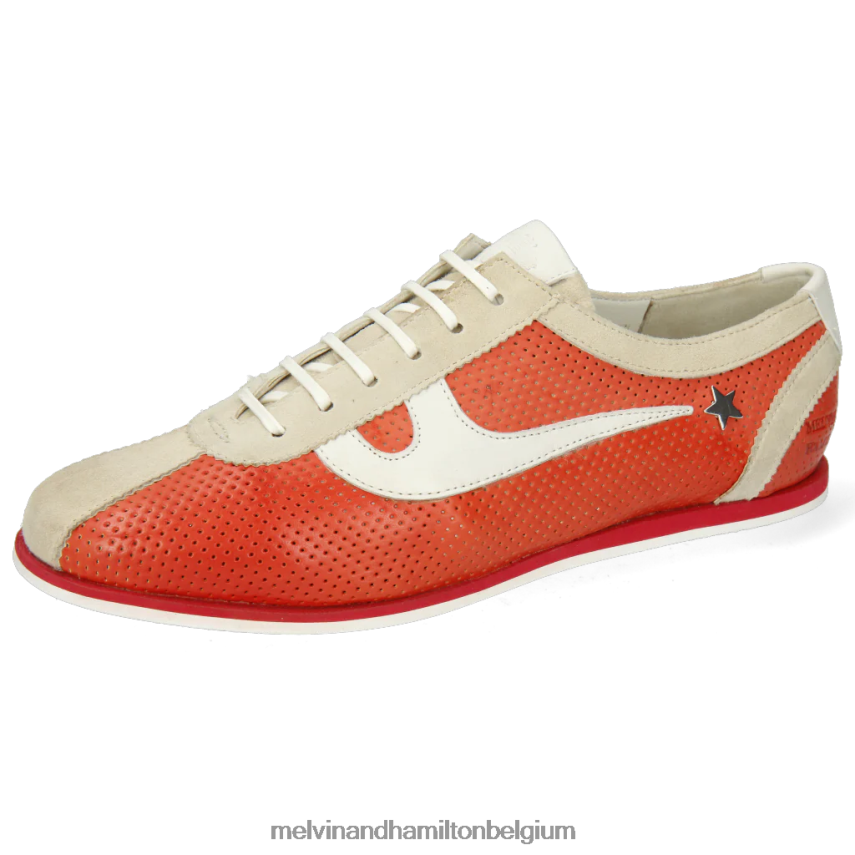 Melvin & Hamilton sportschoenen rood vrouwen parel 1 V488DN1871