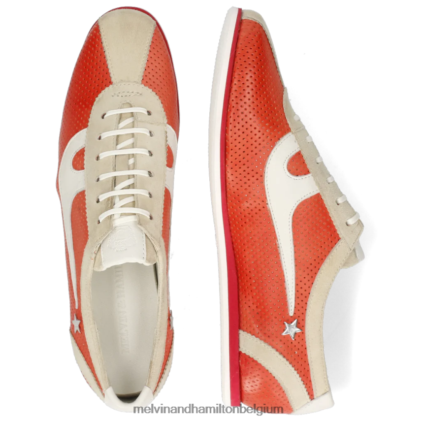 Melvin & Hamilton sportschoenen rood vrouwen parel 1 V488DN1871